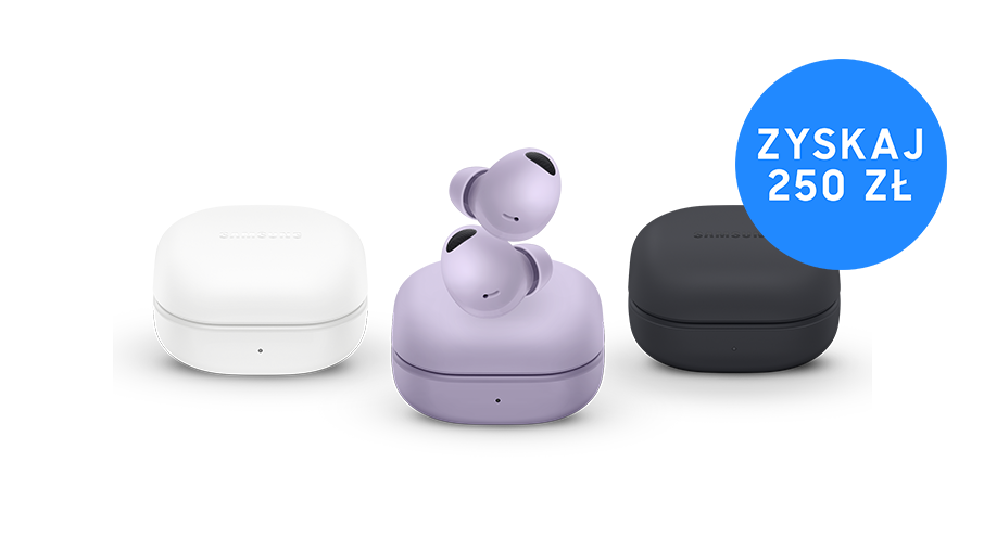 Kup Galaxy Buds2 Pro i zyskaj 250 zł zwrotu na konto.